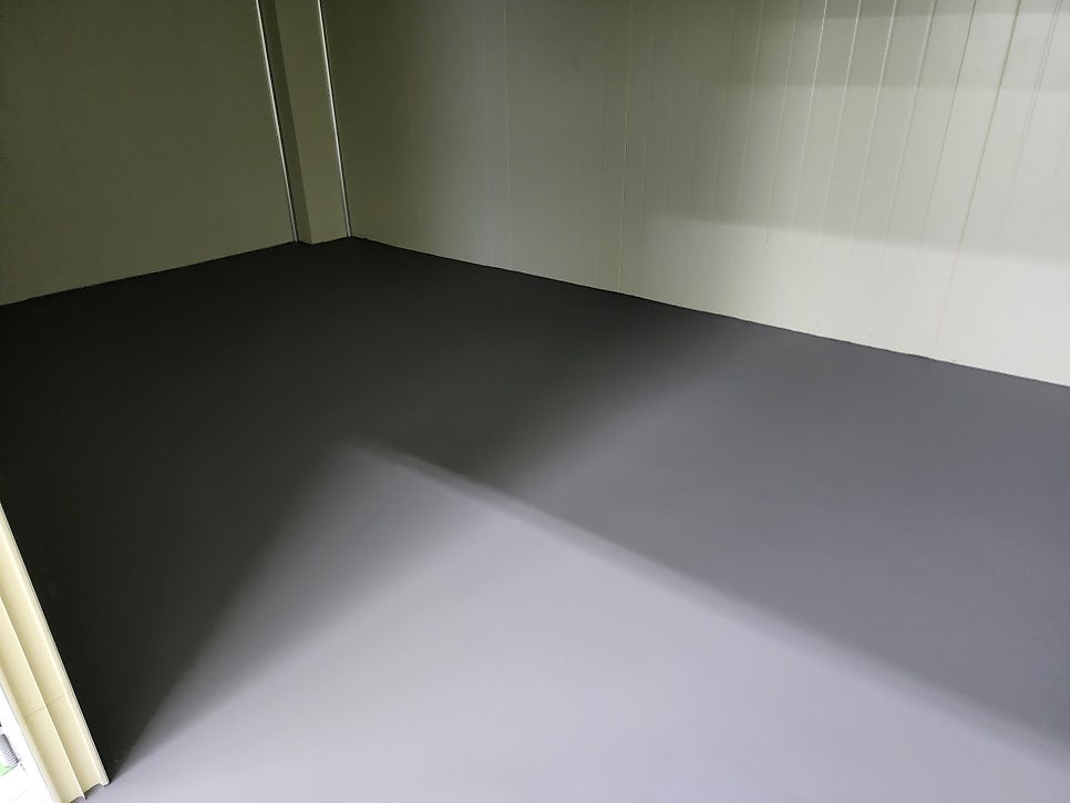 부산 대저 양조장 유크리트 바닥 시공 대표 현장 사진